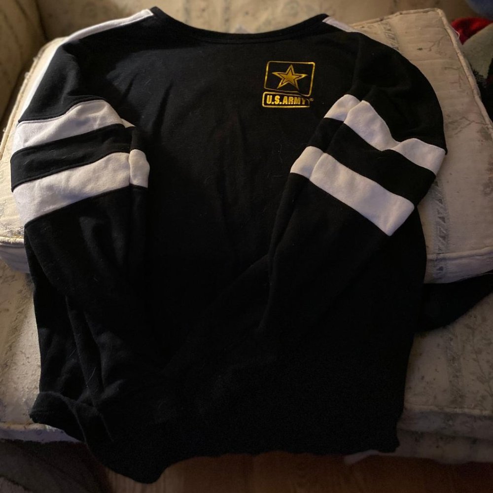 Pink Army Crew neck Sweat Shirt